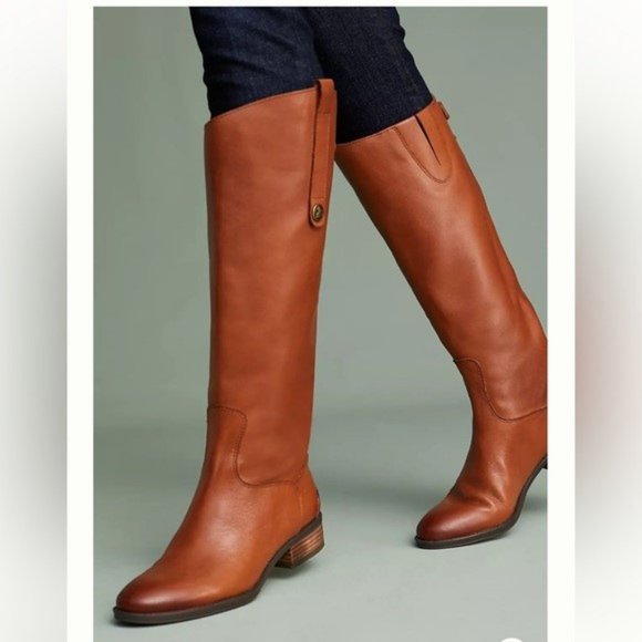 Sam Edelman Shoes - Sam Eldeman Penny Leather Riding Boots Size 6.5M